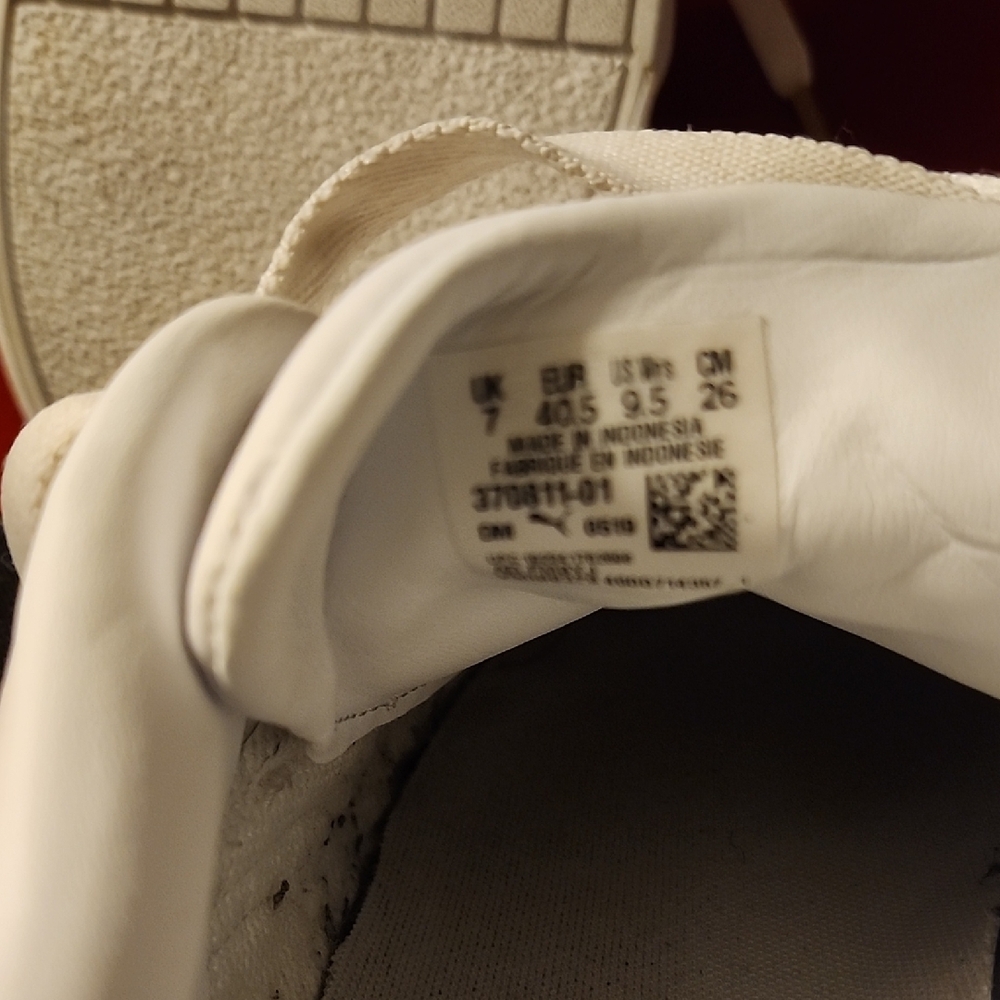 Puma White Athletic Shoes - Picture 6 of 8